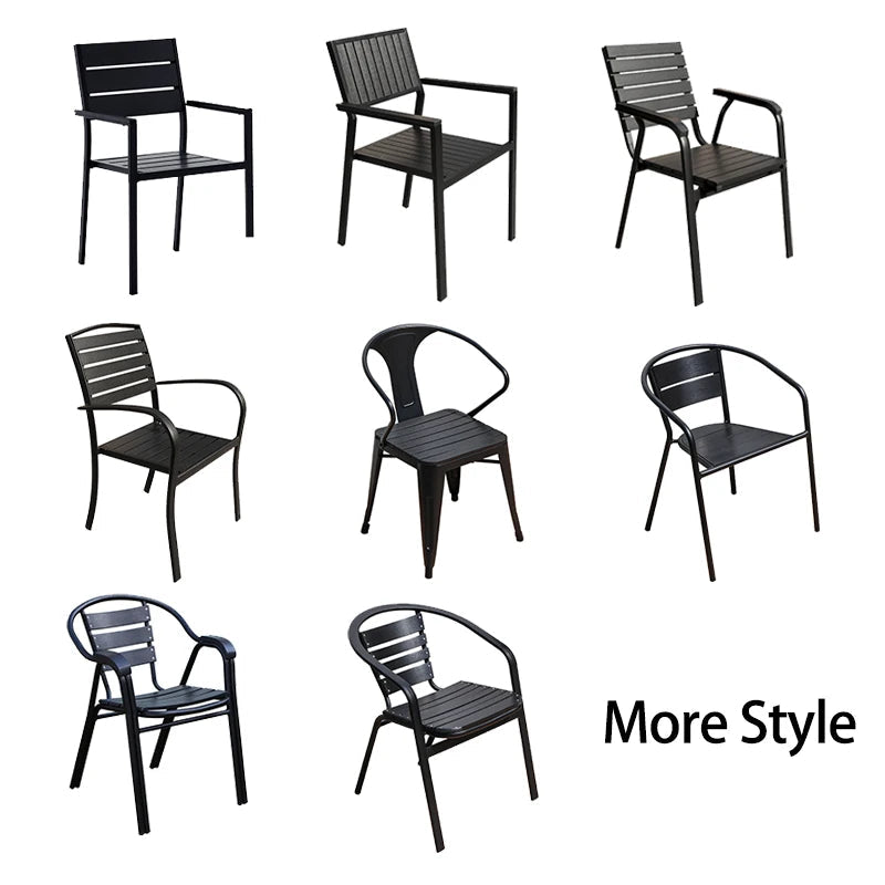 Wood Outdoor Dining Table and Chair Patio Set - Velvet Haven