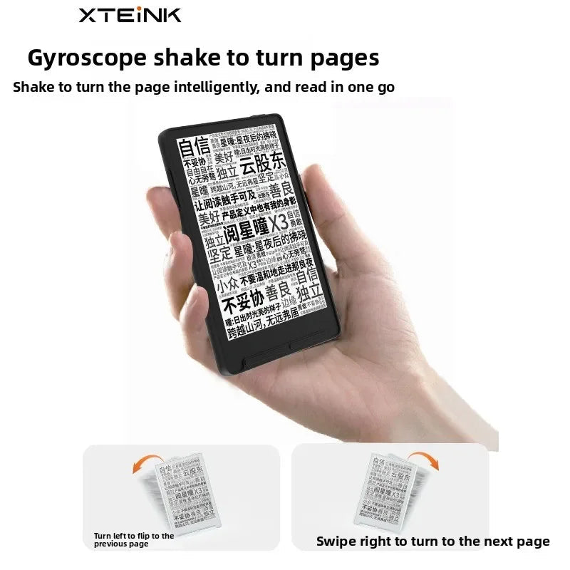 X3 Magnetic Mini E Ink eBook Reader, 3.7-Inch 16GB Black - Velvet Haven