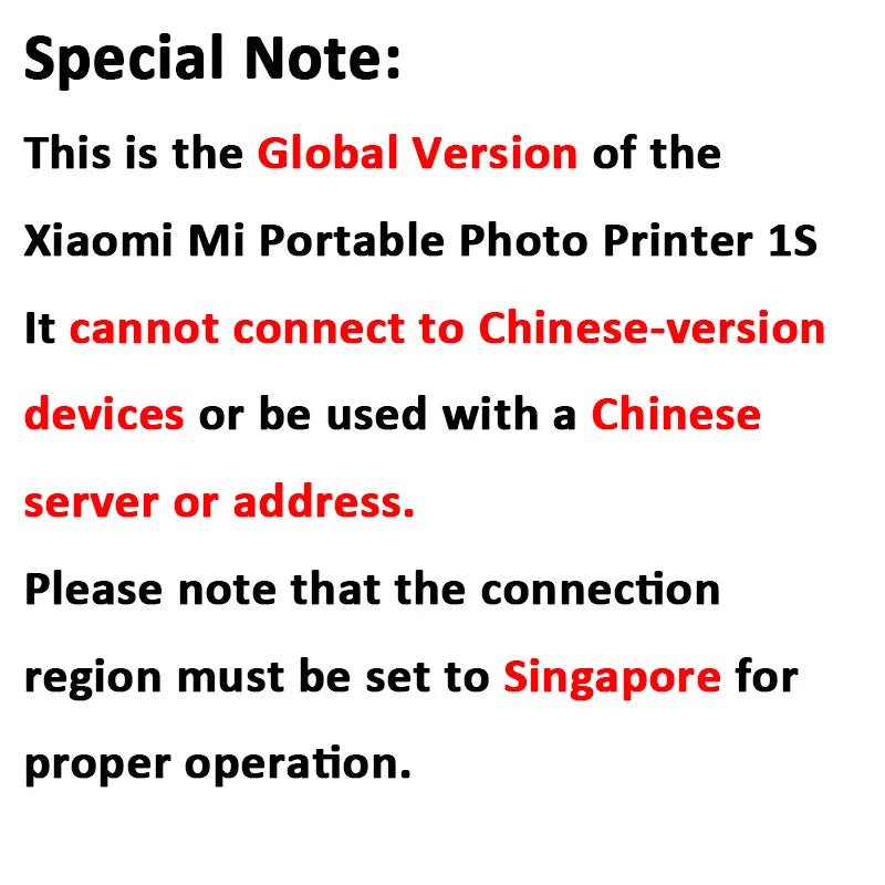 Xiaomi Portable Photo Printer 1S Bluetooth Thermal Print ZINK Inkless Technology Xiaomi App Wireless Portable Photo Printing - Velvet Haven