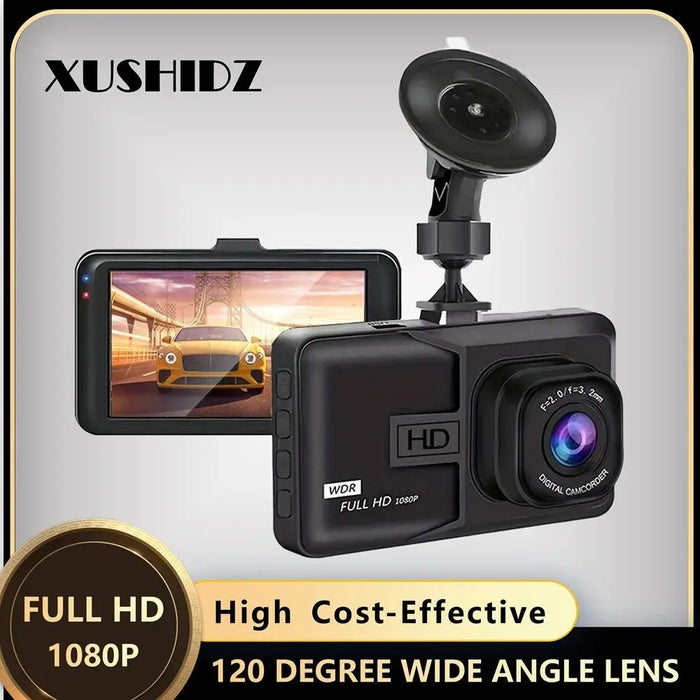 XUSHIDZ NEW 1080P HD Dash Camera Loop Recording Car Vehicle DVR Video Recorder Dashcam Night Vision 24h Parking Monitor G-sensor - Velvet Haven