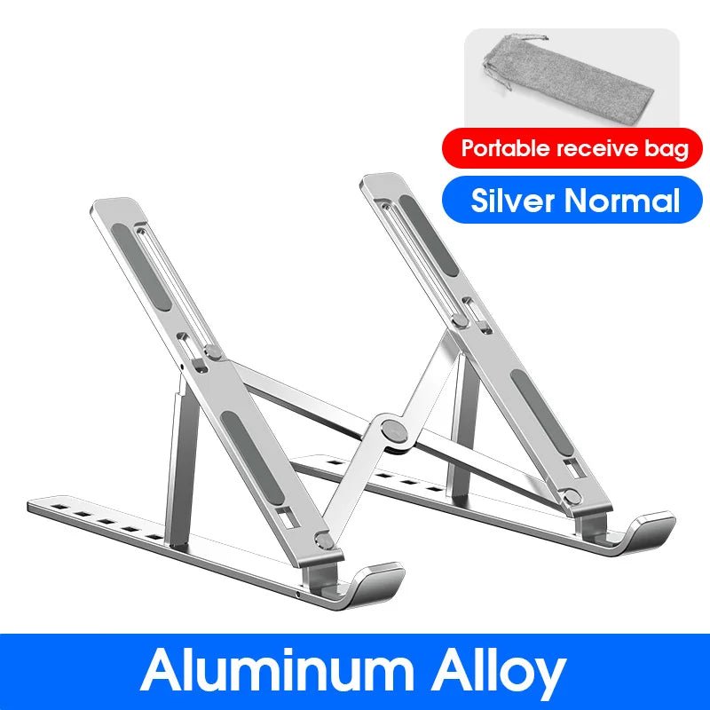 YYLM N8 Laptop Stand Aluminum for Macbook Adjustable Portable More Stabe Laptop Stand Cooling Stand Foldable Notebook Holder - Velvet Haven