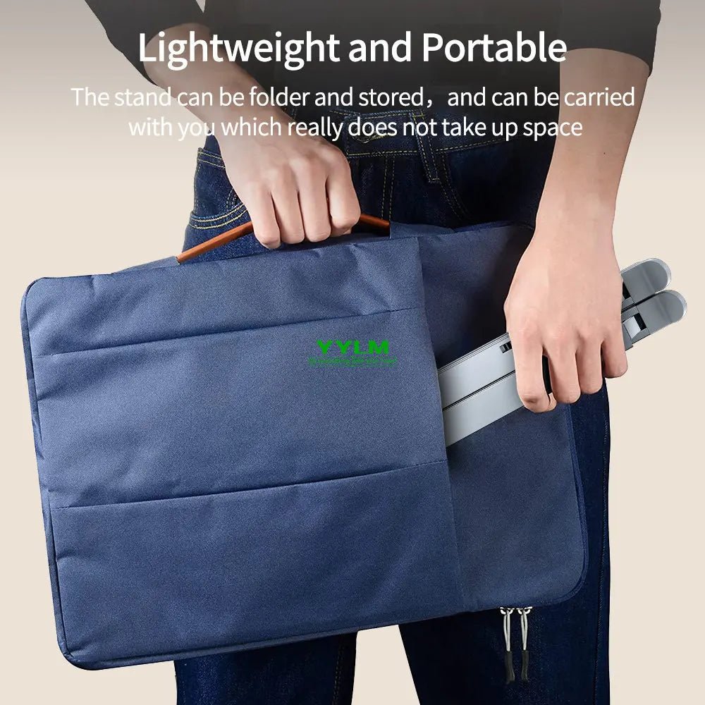 YYLM N8 Laptop Stand Aluminum for Macbook Adjustable Portable More Stabe Laptop Stand Cooling Stand Foldable Notebook Holder - Velvet Haven