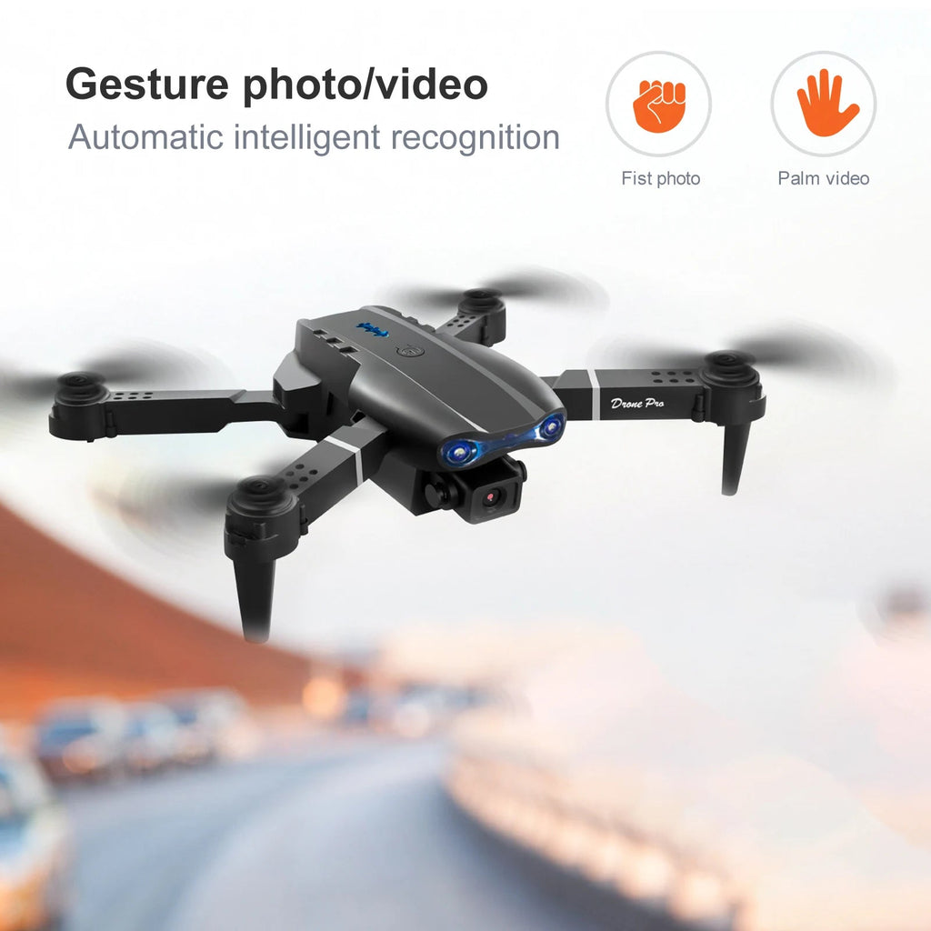 ZNLYRION Dual Camera FPV Drone Optical Flow Hover Foldable RC Quadcopter APP Path Flight Beginner Drone Toy - Velvet Haven