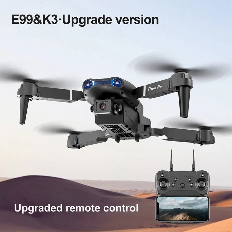 ZNLYRION Dual Camera FPV Drone Optical Flow Hover Foldable RC Quadcopter APP Path Flight Beginner Drone Toy - Velvet Haven