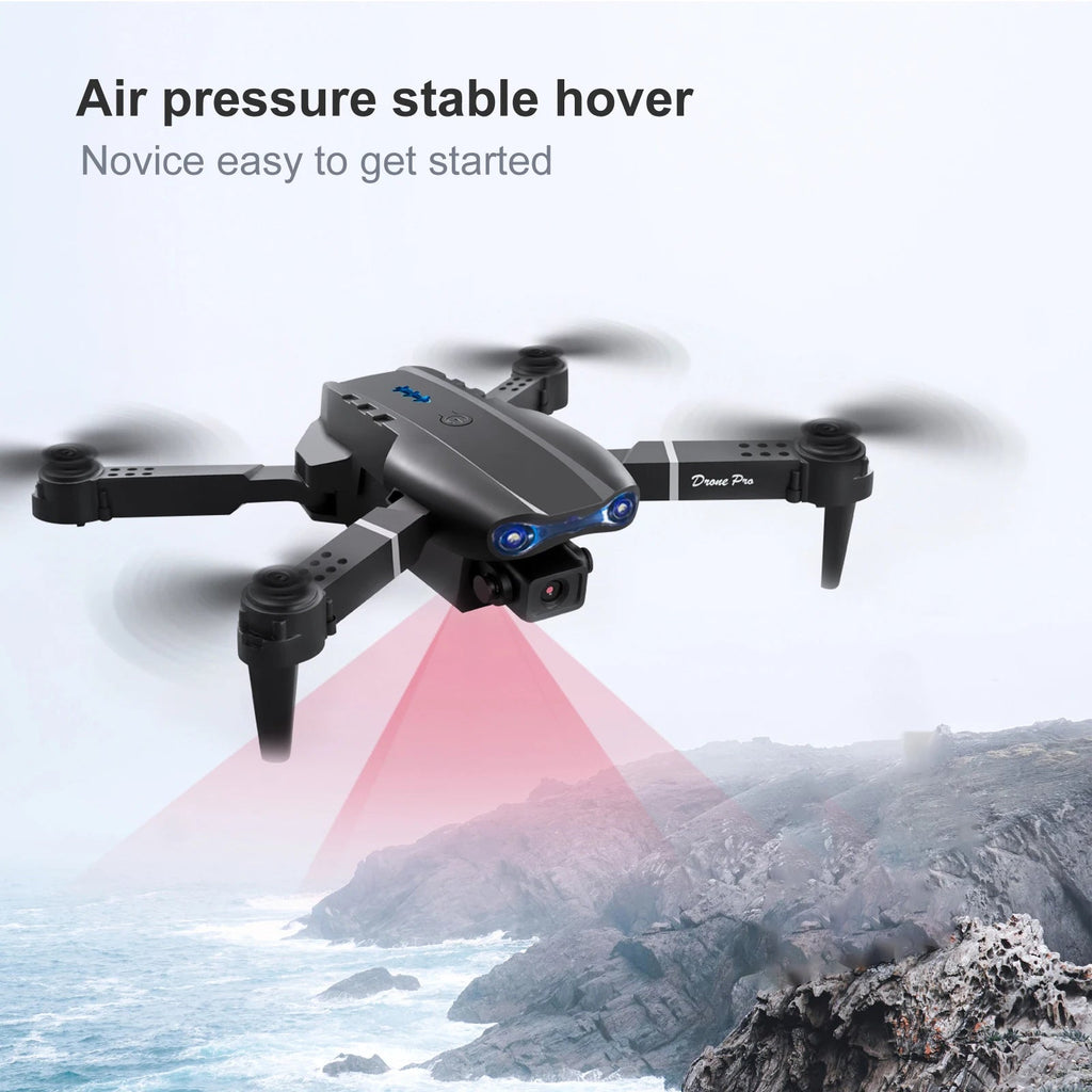 ZNLYRION Dual Camera FPV Drone Optical Flow Hover Foldable RC Quadcopter APP Path Flight Beginner Drone Toy - Velvet Haven